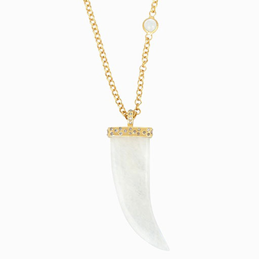 Diamond and Moonstone Necklace